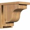Ekena Millwork Newport Smooth Corbel w/Backplate, Western Red Cedar, 7 1/2"W x 12"D x 12"H COR08X12X12NEW01SWR - alternate 1